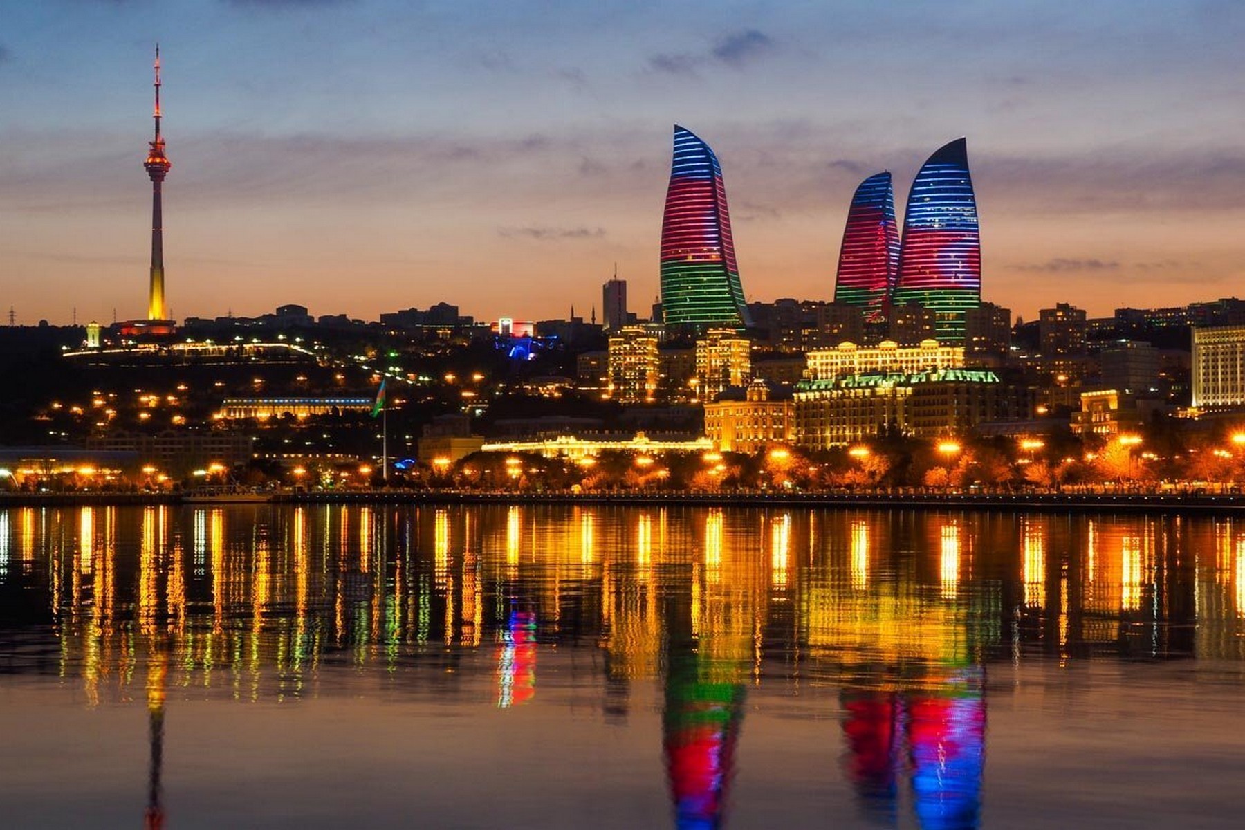 Baku Bay panorama